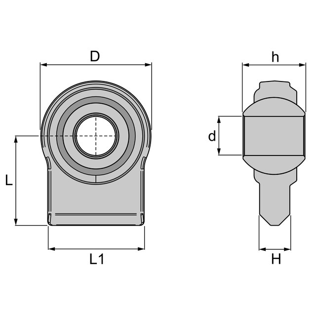 Rotule Plate A Souder CAT3H 37 MM référence fournisseur 232534